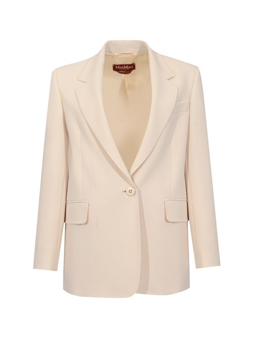 Blazer monopetto MSTBOSCO in cady Beige MAX MARA STUDIO | 2616041025600060
